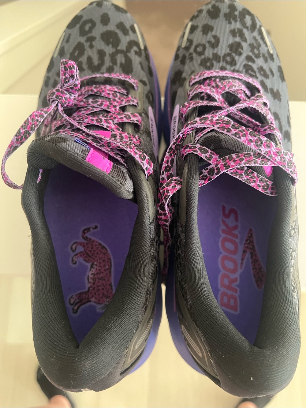 Brooks Women's Running Shoes - Black with Purple and Pink Accents - Picture 5 of 5